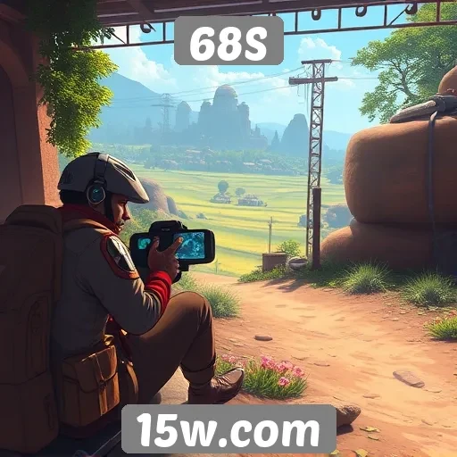 68S destacando inovações em jogos online