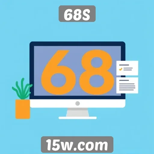 Avaliação do design da interface do site 68S