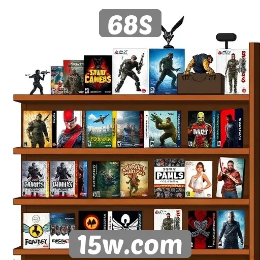Análise da biblioteca de jogos do site 68S